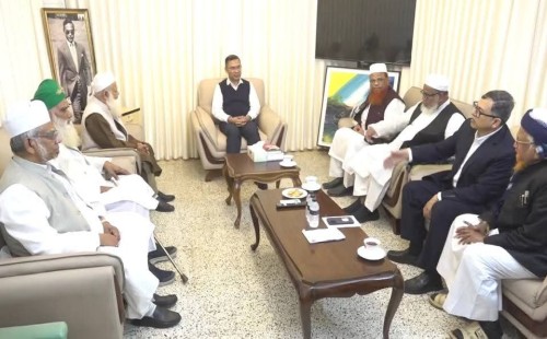 তারেক রহমানের সাথে জমিয়তে উলামায়ে ইসলামের বৈঠক