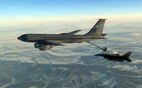 ইরাকের  মার্কিন বিমানবাহিনীর কেসি-১৩৫ স্ট্রাটোট্যাংকার বিধ্বস্ত